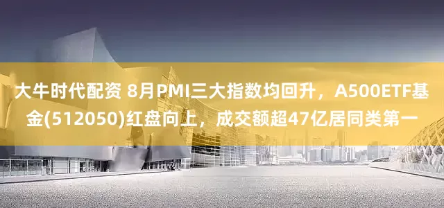 大牛时代配资 8月PMI三大指数均回升,A500ETF基金(512050)红盘向上,成交额超47亿居同类第一